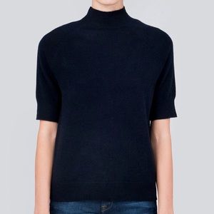 Pure Cashmere Mockneck Sweater
